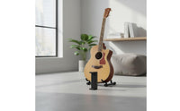 2 Pieces Floor Guitar Stand Stable Frame Acoustic Guitar Stand Soft Rubber Padding Musical Equipment