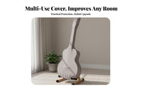 Guitar Particle Cover Dustproof Full Frame Guitar Sock Musical Instrument Accessory Stretchable Universal Fit for Home Storage