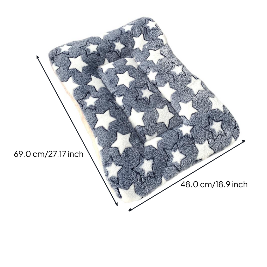 Automatic Heating Pet Bed Mat, Non-Slip, Washable, Gray
