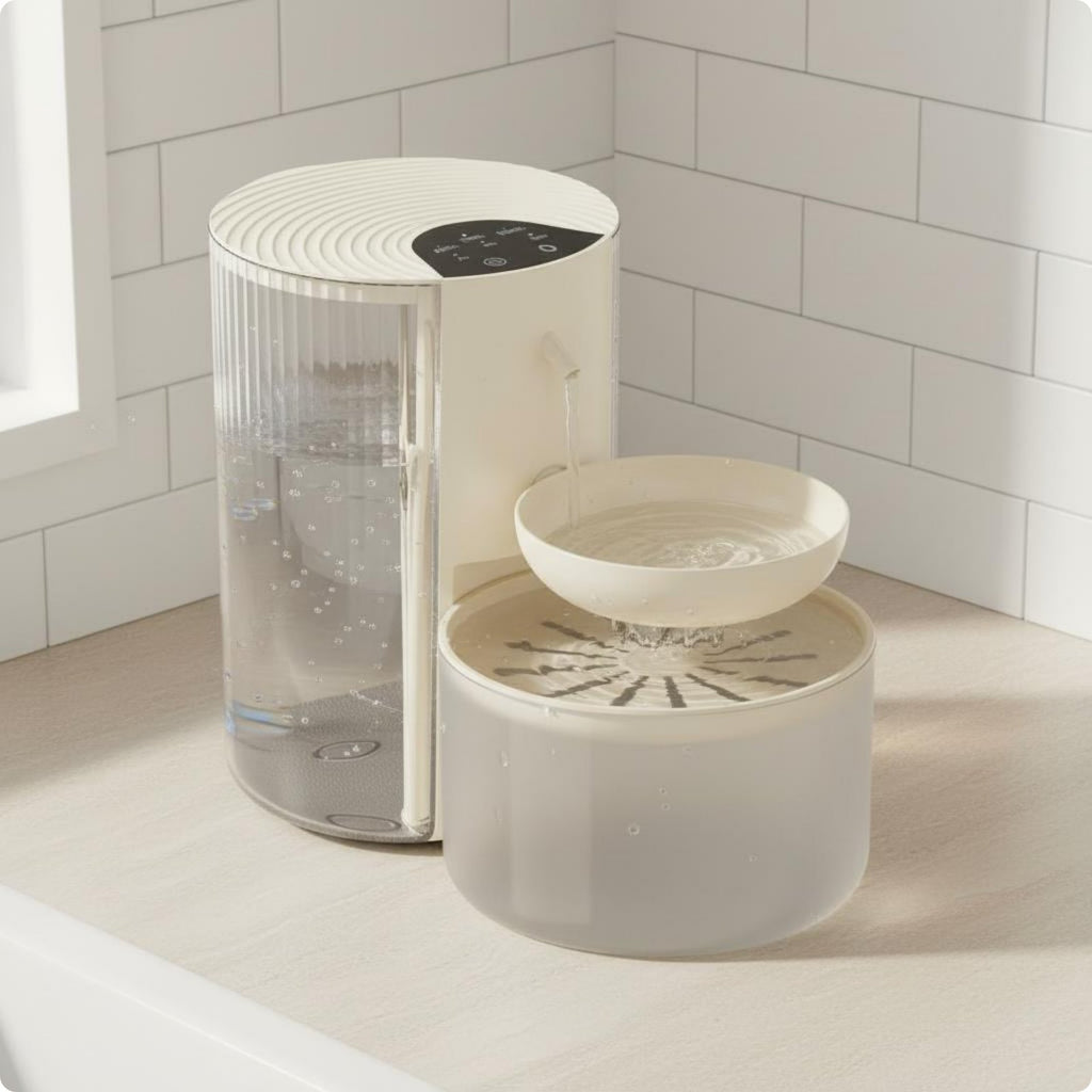Clean Water Separator Dispenser Quiet 3L Feline Water Dispenser Included
