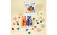 3D Connect Four Game Hand-Eye Coordination Bead Stacking Strategy Game