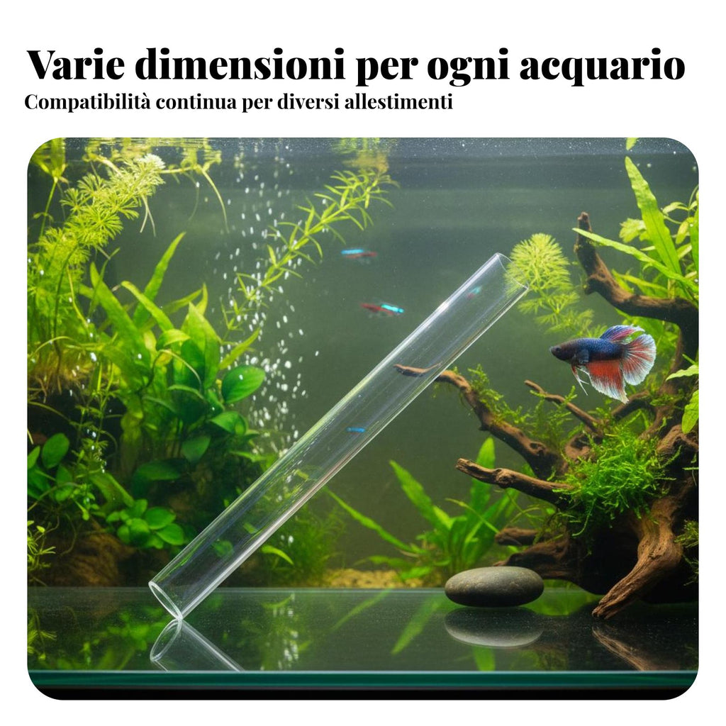 Acrylic Aquarium Pipe Transparent Design Aquarium Inflow Outflow Pipe