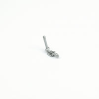 Miniature Gear Transmission Selector Lever Silver-Toned Gear Transmission