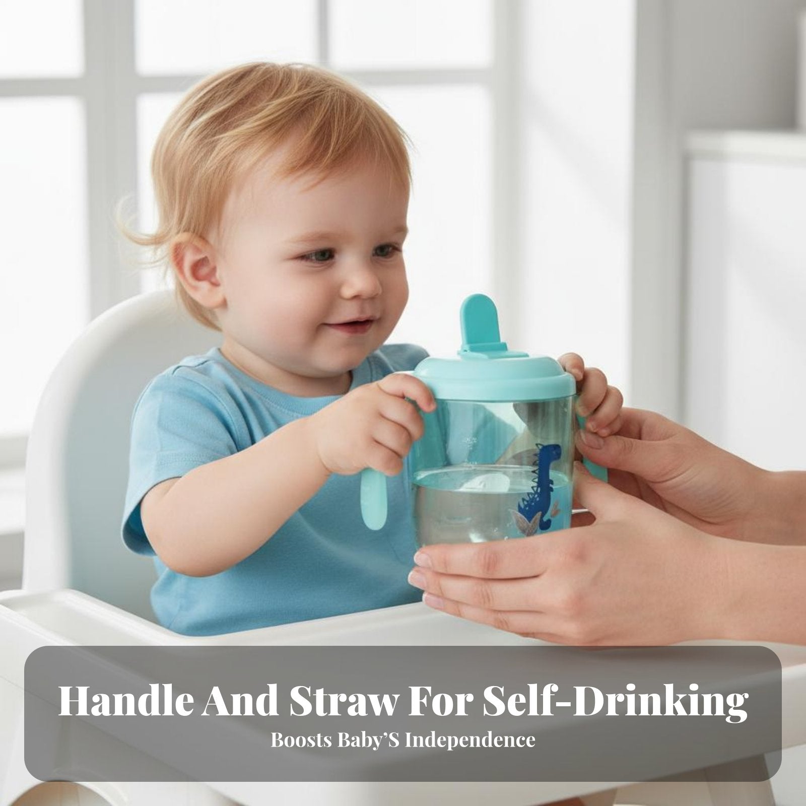 Comfortable Grip Baby Duckbill Cup Safe Infant Water Cup with Scale Easy to Clean for Infants, Toddlers, Mealtime, Nursery, Daycare