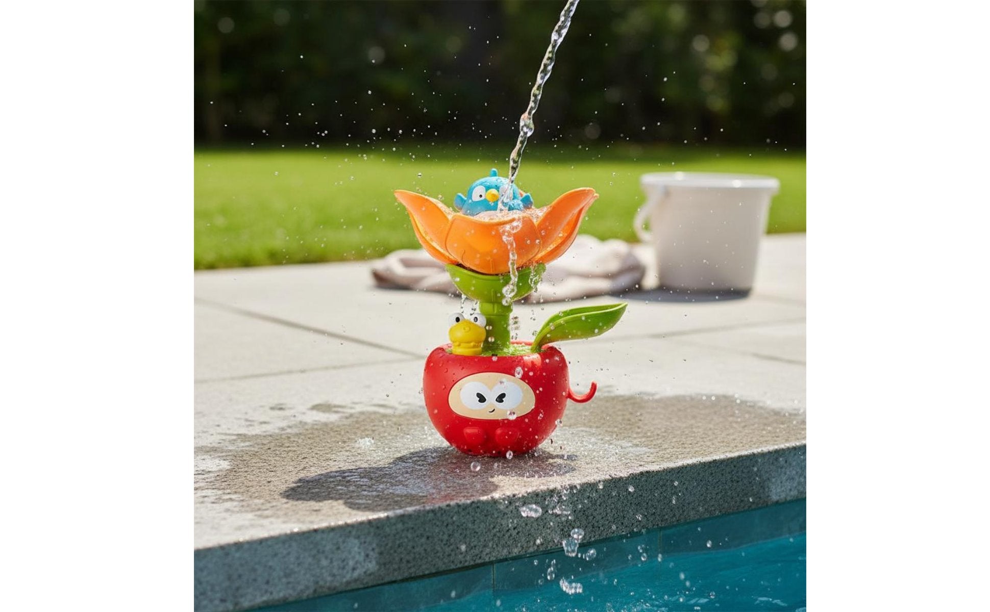 Flower Bath Toy Interactive Bath Water Spray Toy No Batteries Needed