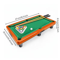 Mini Billiard Table Educational Tabletop Billiard Game Parent-Child Interaction