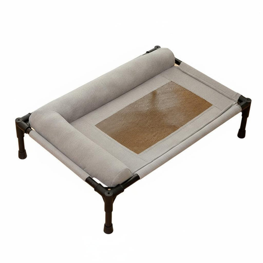 Elevated Pet Cot Moisture-Proof Cooling Dog Bed Orthopedic Support for Indoor