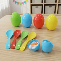 4 Sets Egg and Spoon Race Game Set Vibrant Colors Party Supply Fun for All Ages