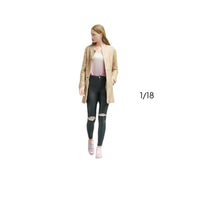 Scale Model Woman Finely Detailed Resin Character Figure for Hobbyists