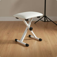 Cross-Frame Piano Stool Non-Slip Cross-Frame Piano Bench Upholstered