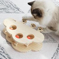 Feline Whack a Rodent Toy Long-Lasting Interactive Feline Toy No Assembly