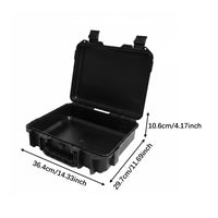 Waterproof Instrument Case Foam Padded Interior Hard Plastic Carrying Case