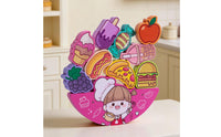 Wooden Food Balancing Toy Educational Wooden Stacking Blocks for Toddlers