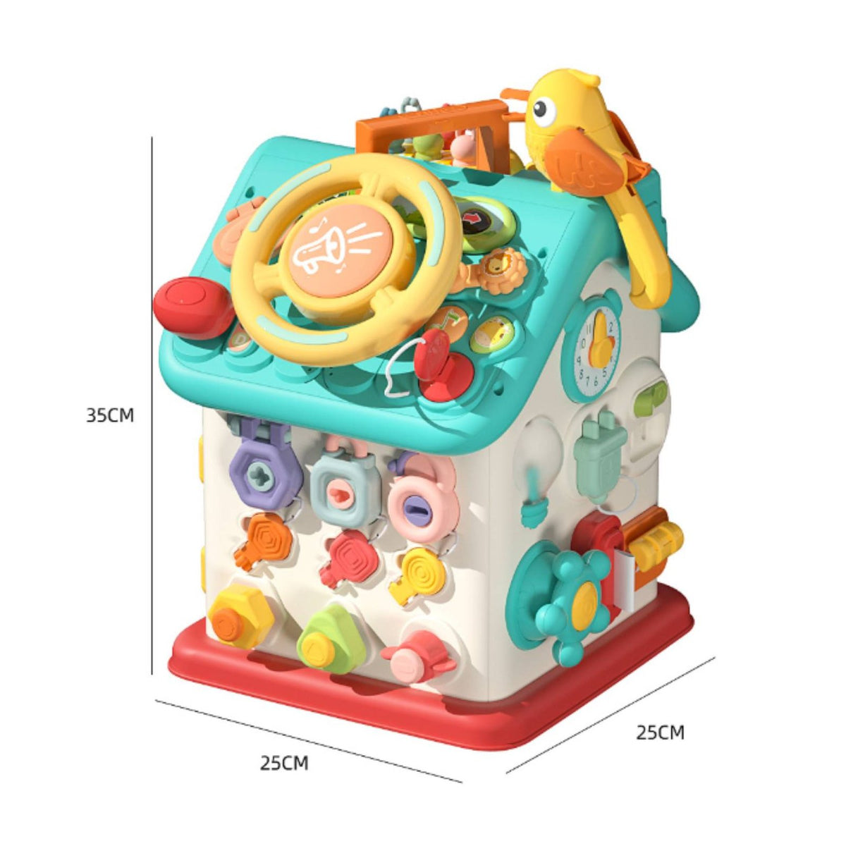 Educational Busy House Multi-Functional Toddler Activity House for Toddlers