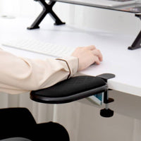 Folding Wrist Support Space Saving Clamp on Arm Rest Sturdy for Office