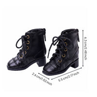 BJD Boots Realistic Look Doll Shoes Sturdy 1/4 Scale Doll Boots