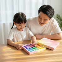 Building Blocks Creative Play Rainbow Acrylic Blocks Smooth Edges Colorful Cubes for Preschoolers
