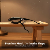 Acoustic Capo Versatile Compatibility Metal Capo Musical Instrument Accessory for Guitarists, Songwriting, Audio Production Studio