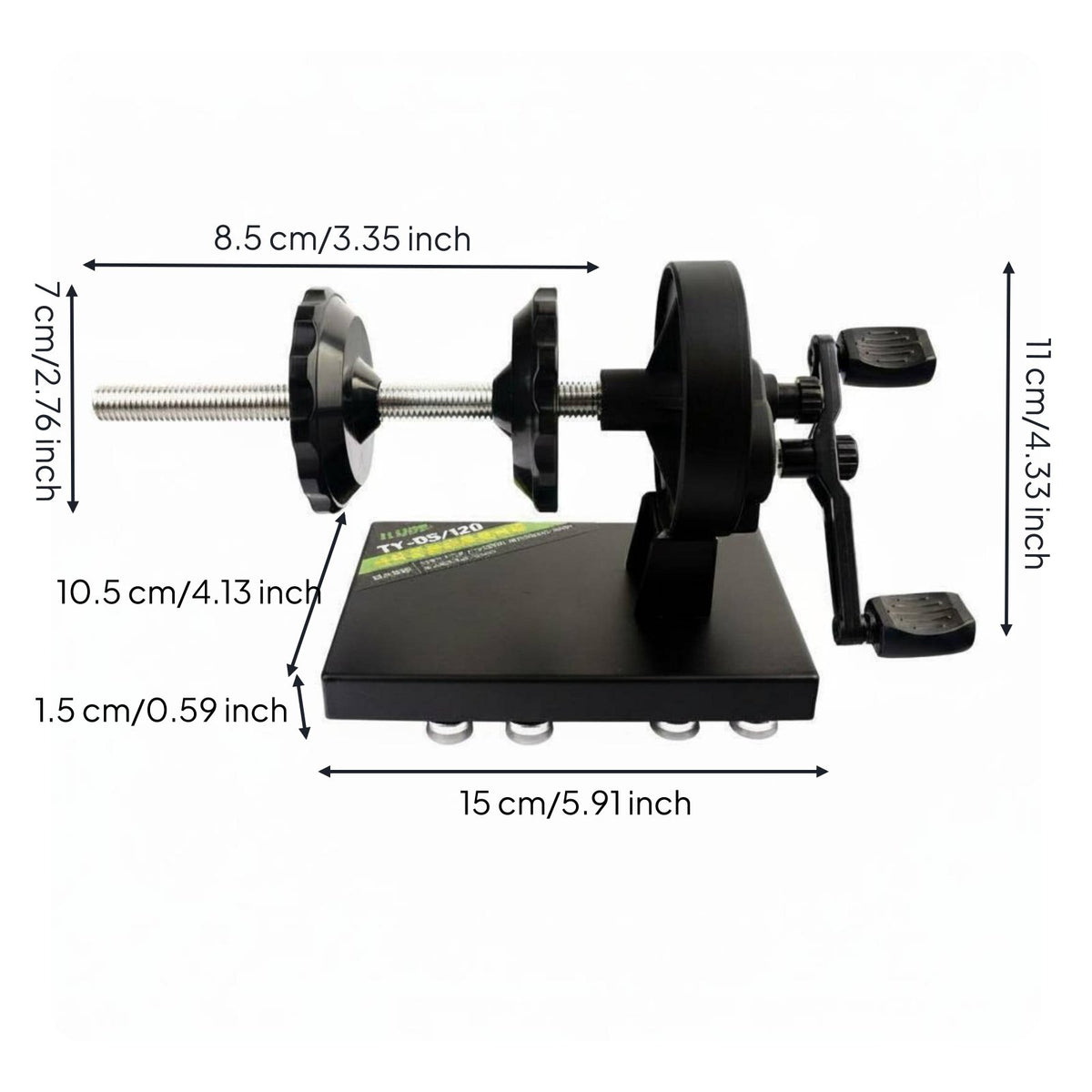 Suction Cup Line Winder Tabletop Line Spooler for Workbench