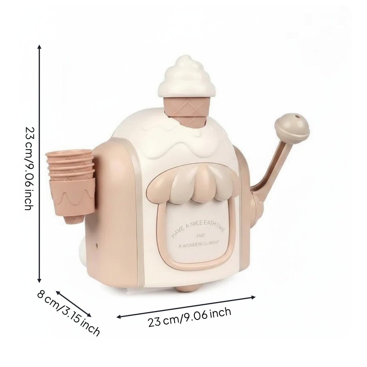 Ice Cream Bath Machine Imaginative Play Ice Cream Bath Toy Long-Lasting
