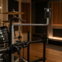 Drum Extension Bracket Adjustable Drum Cymbal Holder Clamp Heavy Duty for Studio
