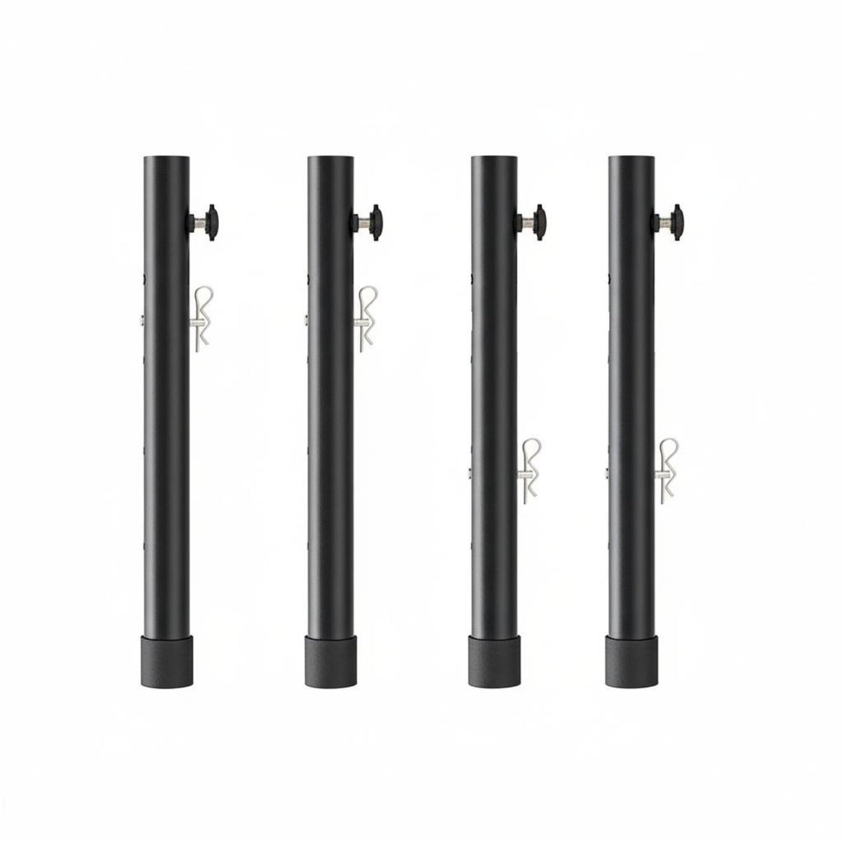 4 Pieces Folding Table Leg Extension Heavy Duty Steel Folding Table Leg Extender