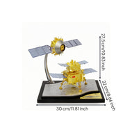 Spacecraft Model with Stand Alloy for Space Enthusiasts