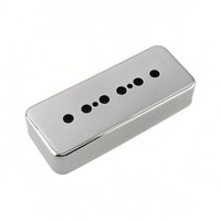 Pickup Cover Pole Openings Brass Pickup Cover Silver-Toned Musical Equipment