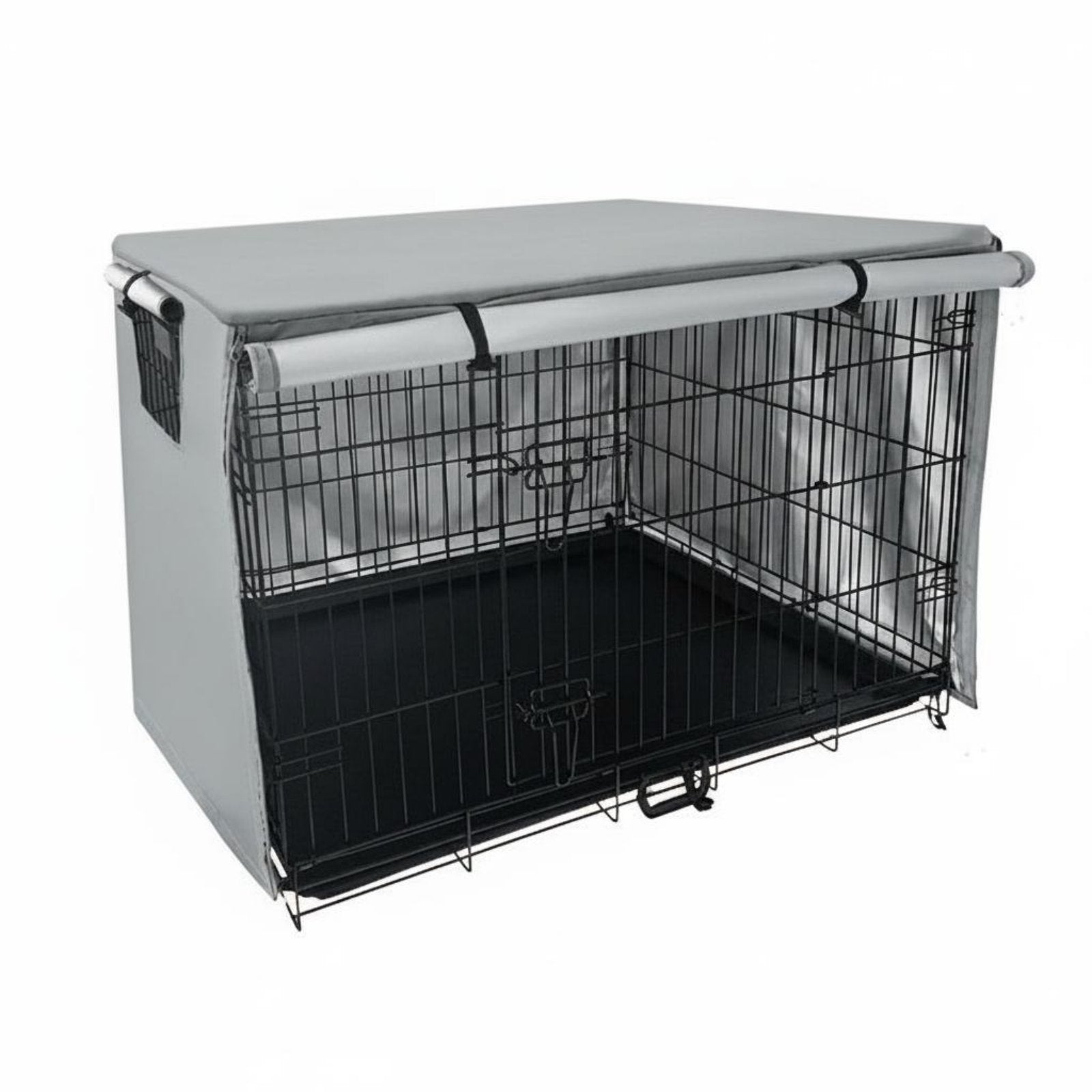 Dog Kennel Cover Waterproof Pet Crate Cover Long-Lasting 210D Oxford Material