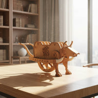 Zhuge Liang Wooden Ox Assembly Kit Educational Gift for Desktop Decoration