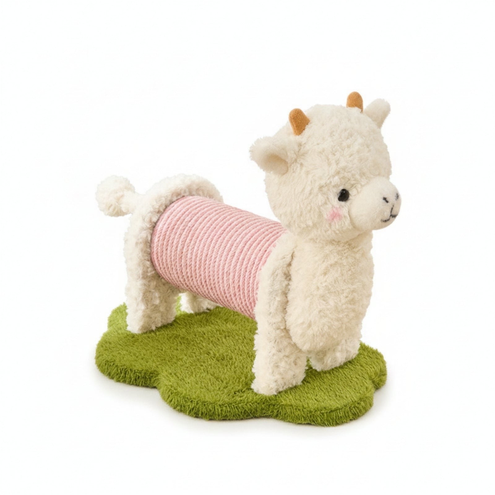 Soft-Fabric Cat Scratcher Scratch and Play Sisal Scratching Post