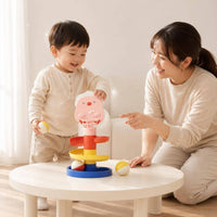 Ball Ramp Structure Educational Stacking Ball Ramp Early Learning for Home