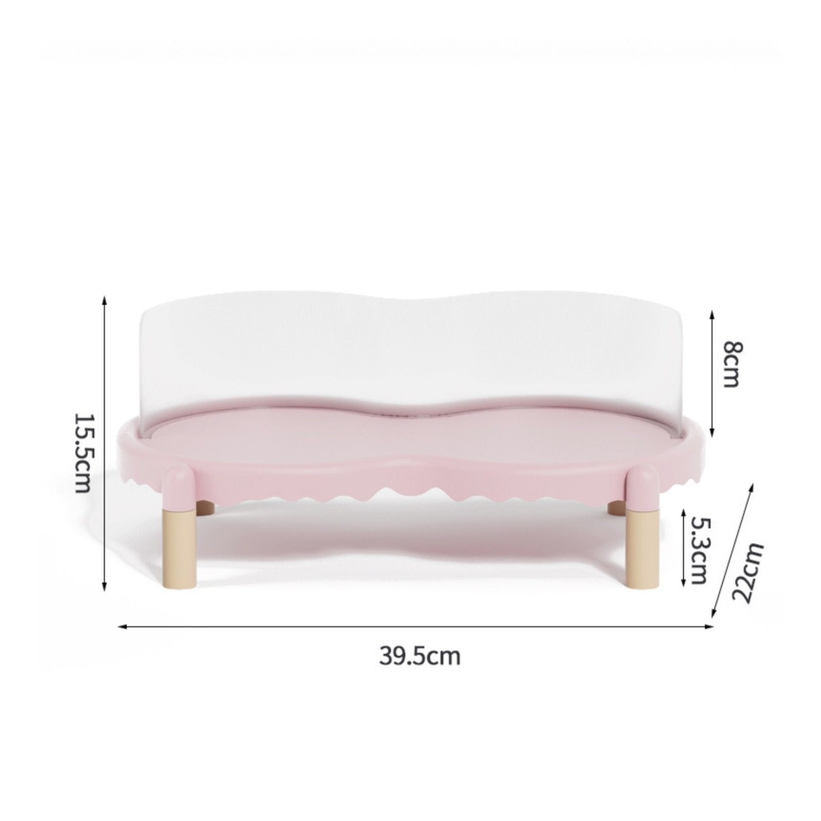 Elevated Double Pet Bowl Prevents Black Chin Elevated Feline Bowls