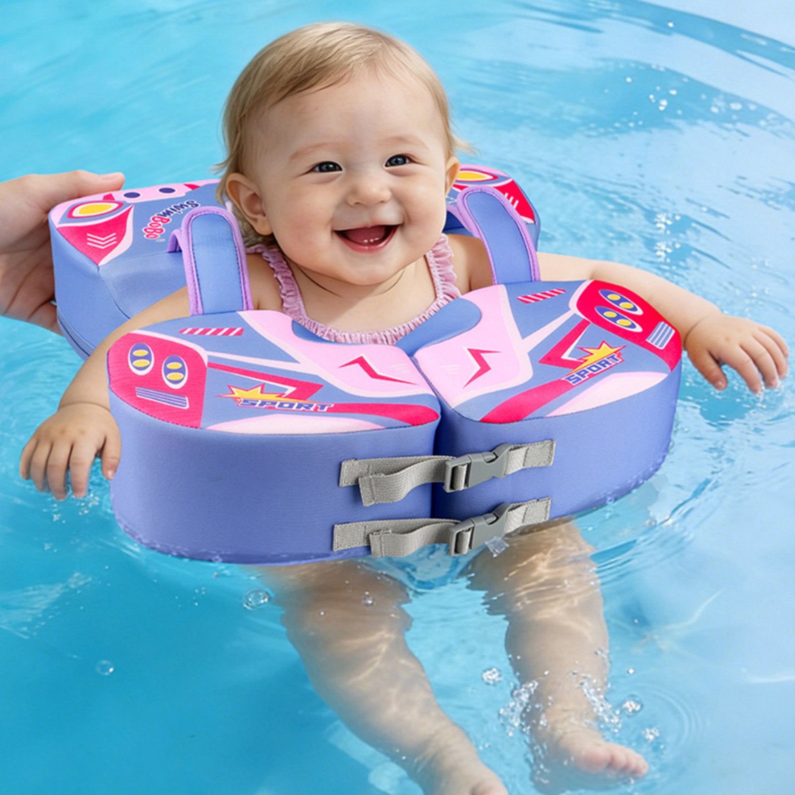Baby Armpit Swim Buoy No Inflation Needed Anti-Tip Baby Swim Device Easy to Wear