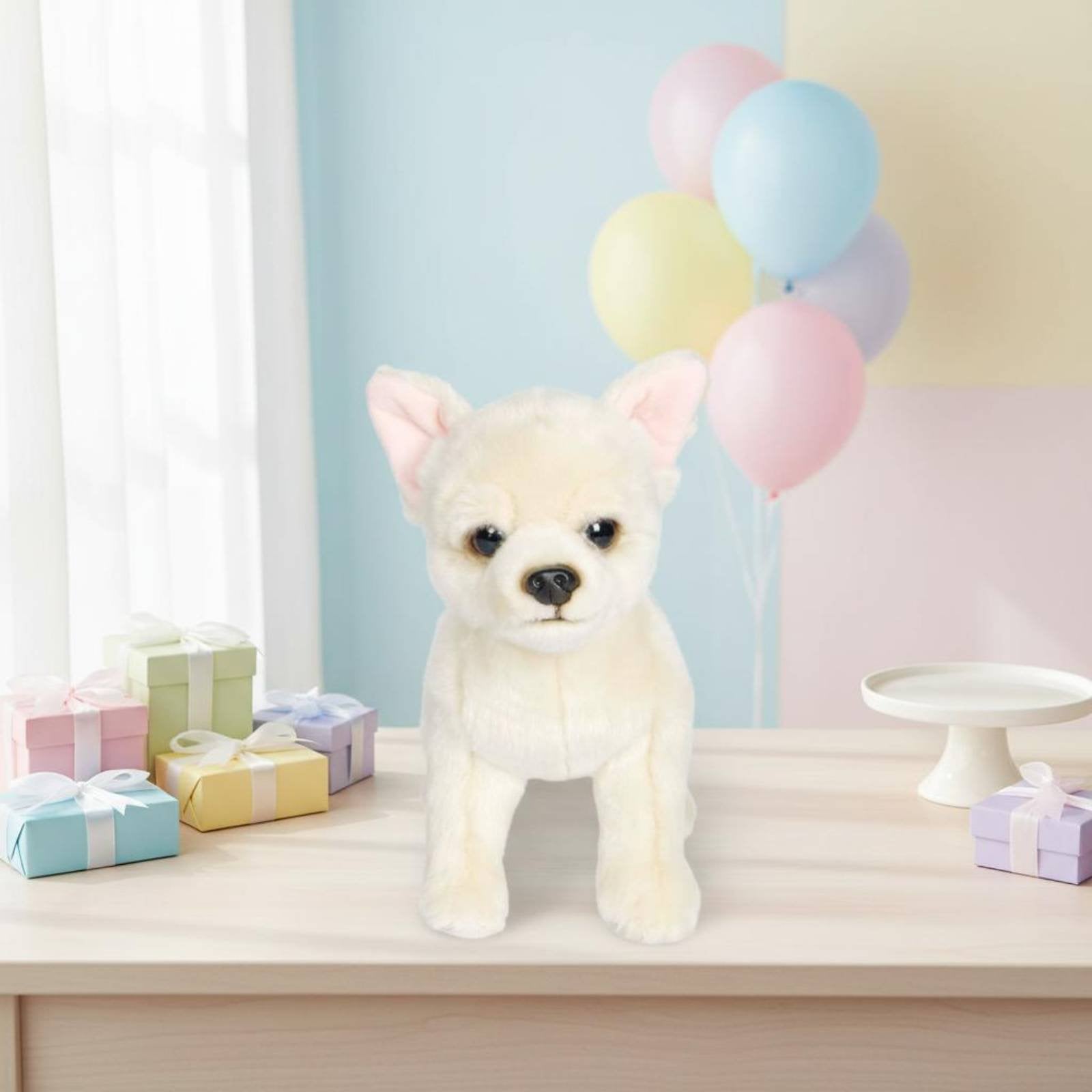 Walking Dog Stuffed Pet Birthday Gift Chihuahua Stuffed Super Soft