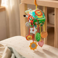 Crib Hanging Rattle Soft Textile Car Seat Activity Toy Dangling Pieces