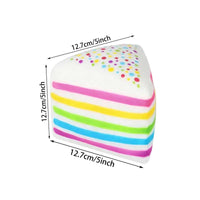 Rainbow Cake Squeezable Soft Cake Squeezable Sensory