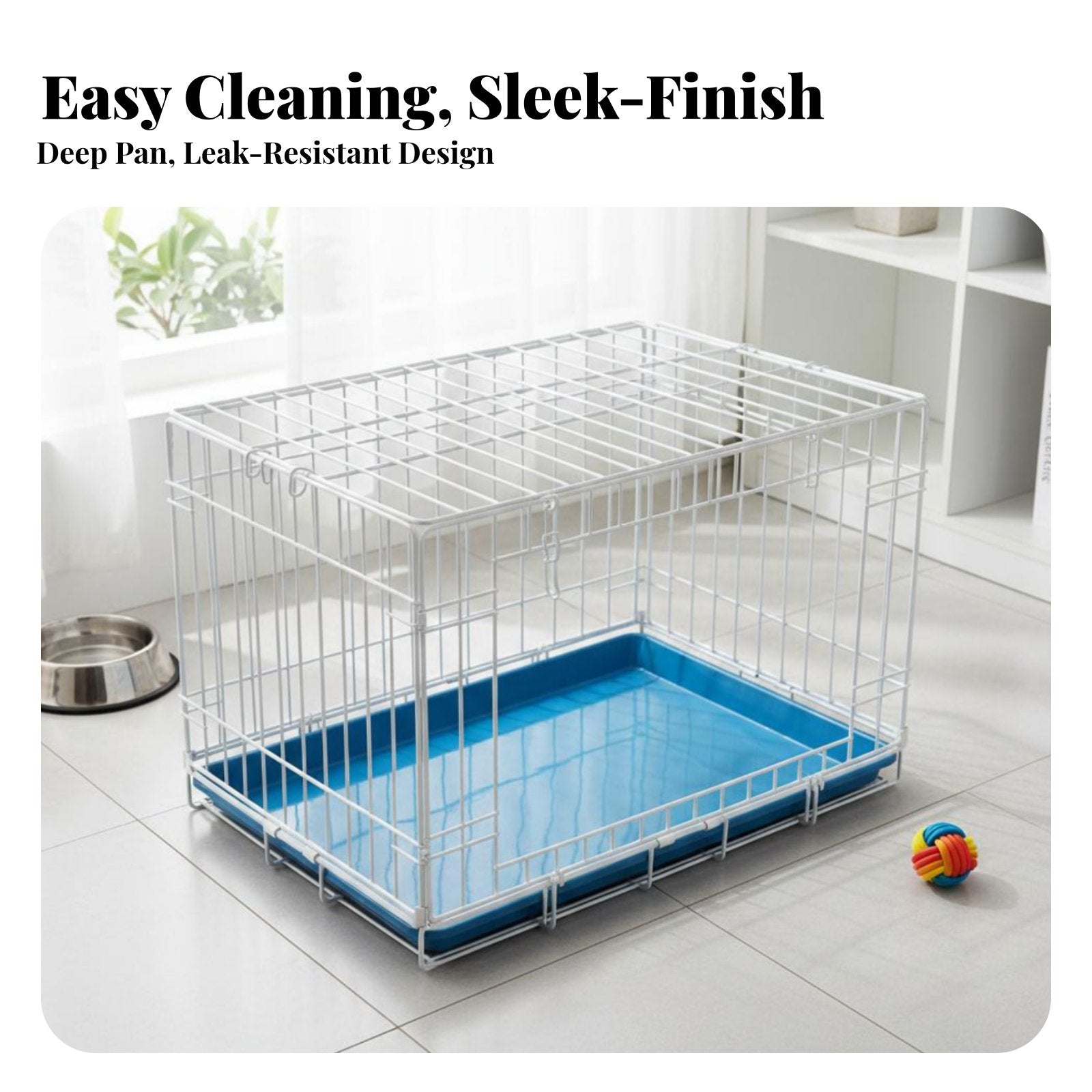 Pet Cage Tray Easy to Clean Replacement Cage Tray Kennel Liner