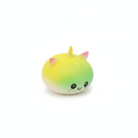 Multicolor Gradient Smooth Surface Horned Bun Stress Toy Fidget Stress Toy