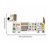 Wall Activity Board Problem Solving Wall Busy Board Screen Children's Toy for Preschoolers, Daycare