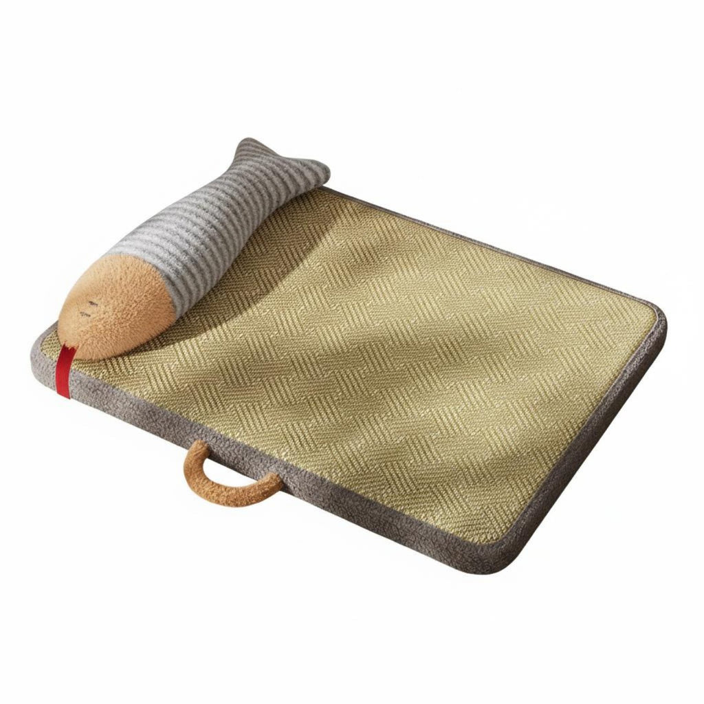 Pet Cooling Mat Breathable Cooling Pet Mat Non-Slip Bottom for Cats, Hot Weather