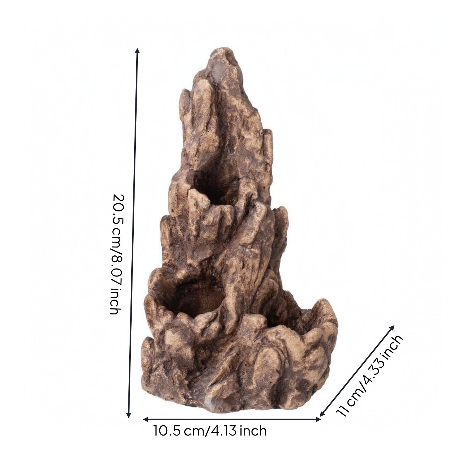 Reptile Rock Hide Cave Rough Surface Climbing Rock Decor Irregular Shape