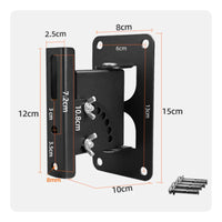 Wall Speaker Bracket Adjustable Angle Speaker Wall Holder Heavy Duty for Cinema