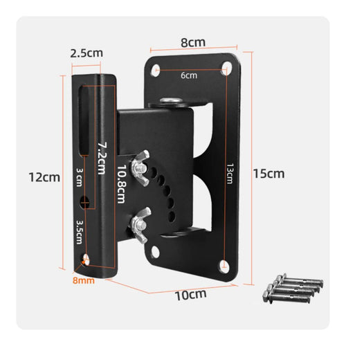 Wall Speaker Bracket Adjustable Angle Speaker Wall Holder Heavy Duty for Cinema