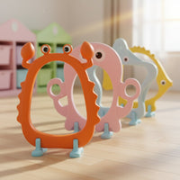 Arch Gate Rounded Edges Children's Crawl Arch Indoor Outdoor Use Toy Obstacle Hoop for Preschoolers, Young Children, Kindergarten, Playground