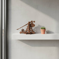 DIY Trebuchet Model Kit Vintage Design Ancient War Machine Model for Students