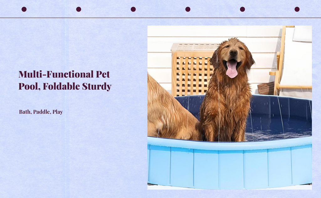 Leakproof foldable PVC pet pool