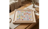 Wooden Matching Puzzle Cognitive Development Pair Matching Puzzle Smooth Finish