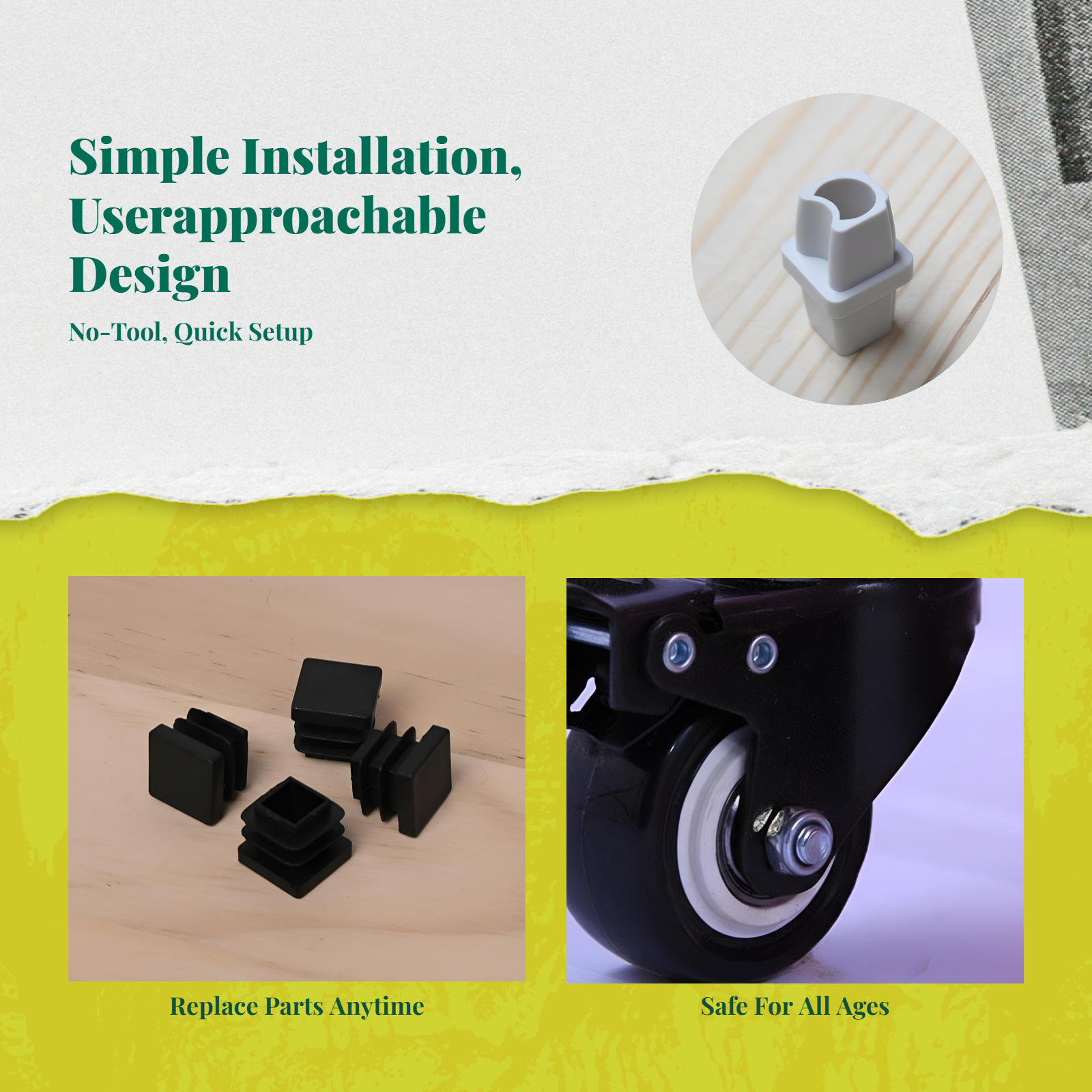 Cat Enclosure Accessories, Universal Replacement Parts, Plastic Lock, Hook, Connector, Easy to Install, Space-Saving