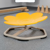 Flower Balance Chair Early Education Flower Shape Rotating Seat 360° Rotation Rotating Sensory Chair for Kids, Kindergarten, Sensory Space, Playroom